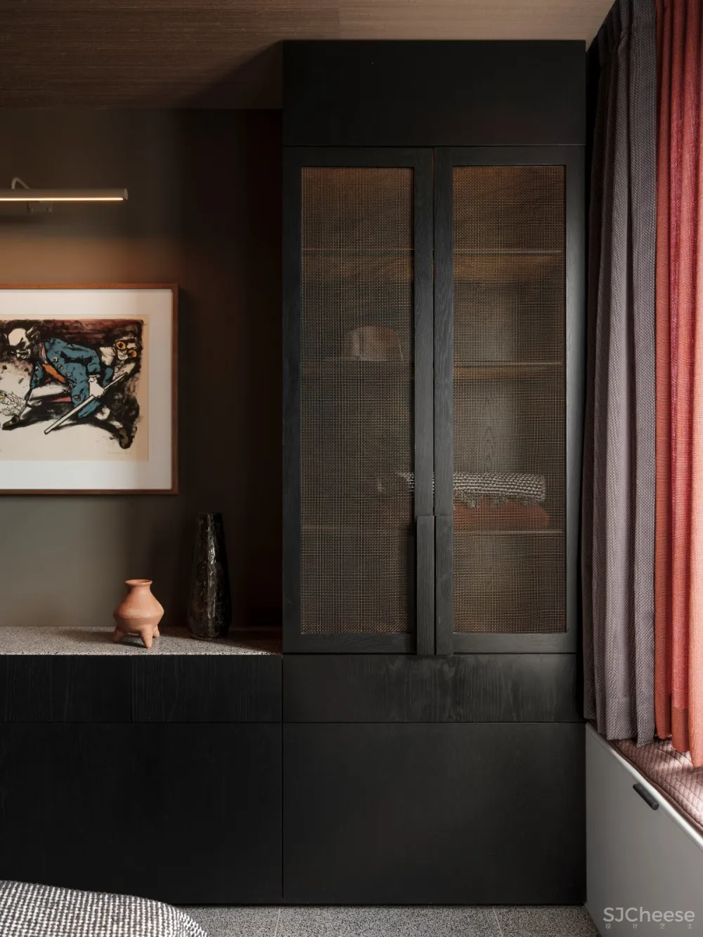 新作 | Amber Road 设计悉尼公寓 黑暗色调与工业材料的搭配 首