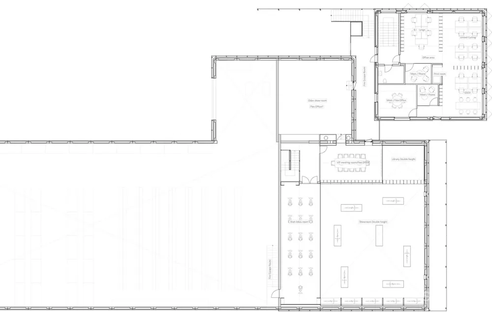 United Cycling自行车实验店,丹麦 / Johannes Torpe Studios