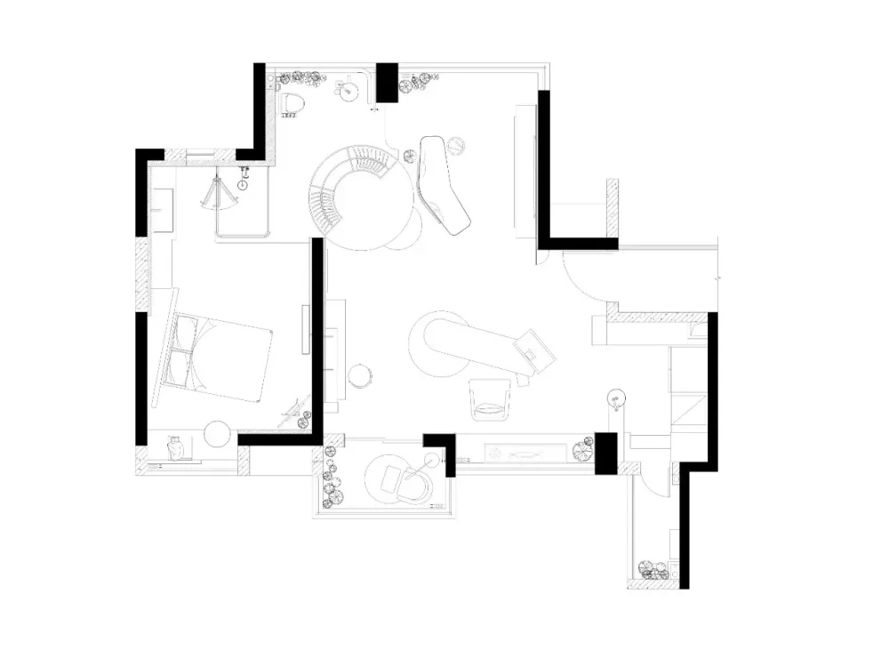 仅 89m² 的房子,如何打造出未来艺术的高级感 首