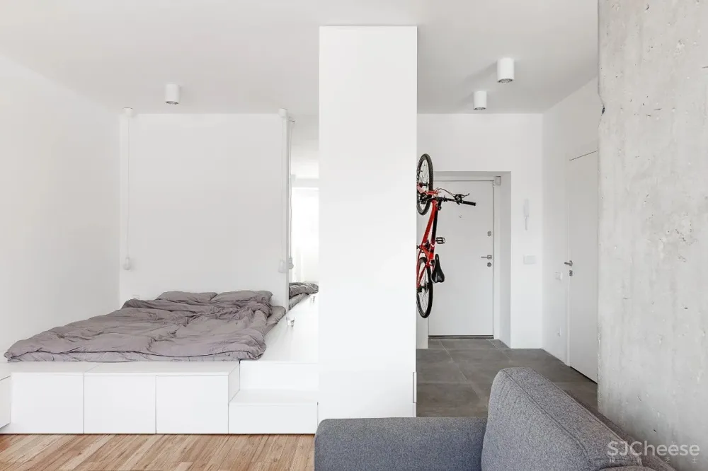 小户型这样设计,45㎡ 瞬间变“大”一倍!