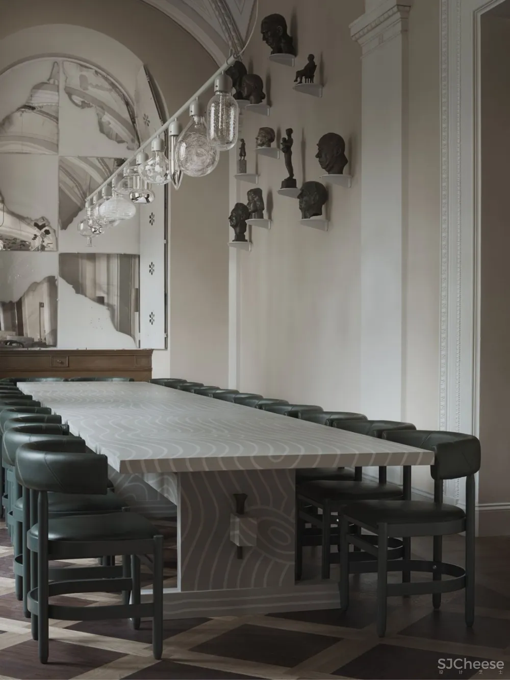 首发 | 北欧工艺被重塑:斯德哥尔摩国家博物馆的新餐厅 首