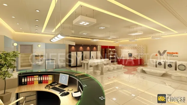 3d commercial interior rendering 4