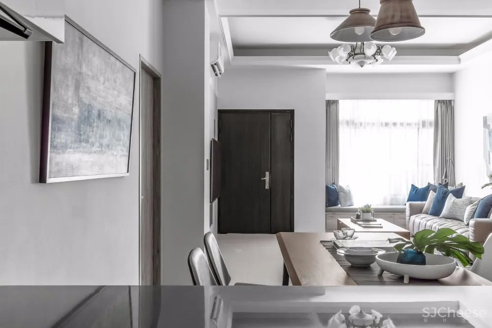 蓝灰纯净北欧风 | 詹皓设计