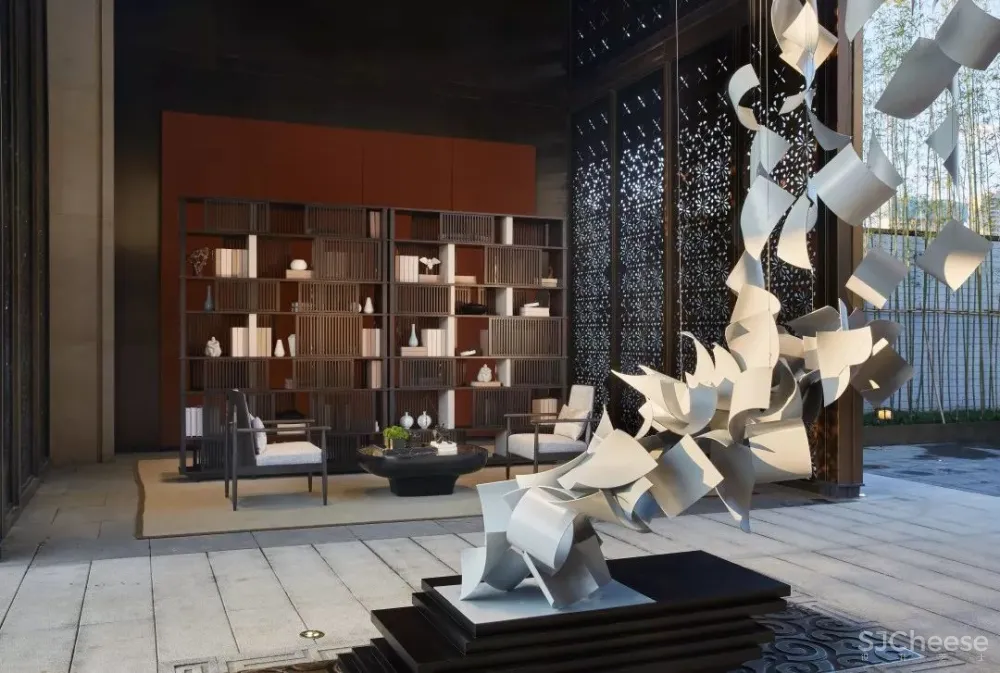 牧笛设计 | 2000㎡海门万科翡翠甲第销售中心设计方案 首