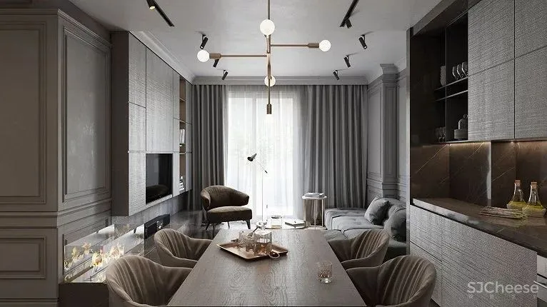 现代简约轻奢风格:肆意流行的元素 首