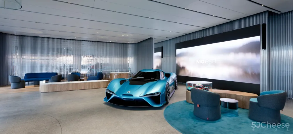 蔚来电动汽车北京旗舰店 NIO House： AIM Architecture