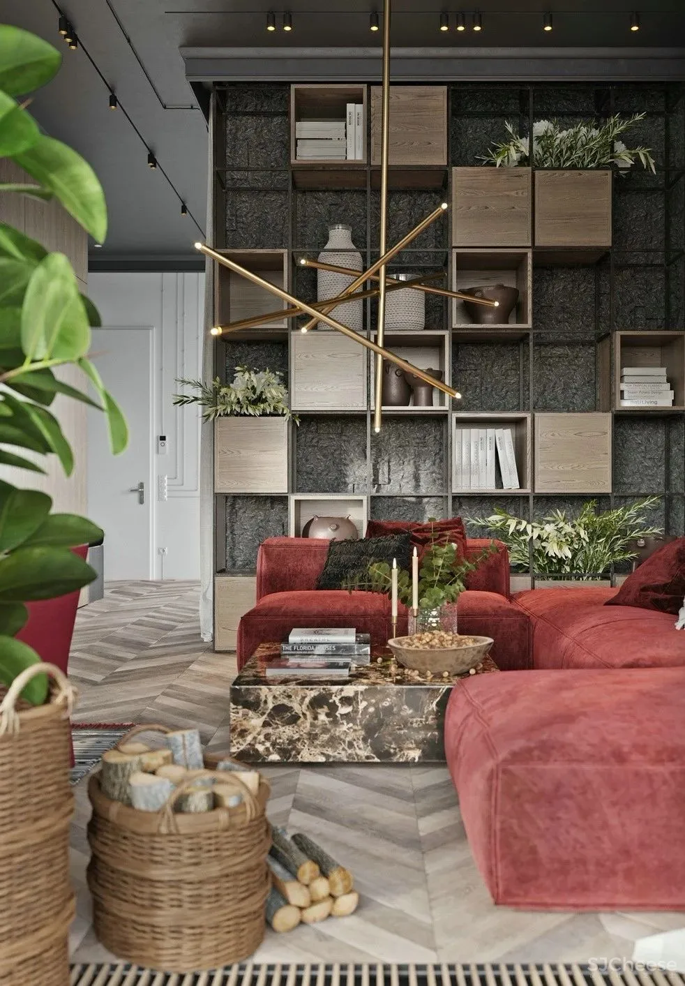 一个户型，三套表现方案，美到爆！ 首