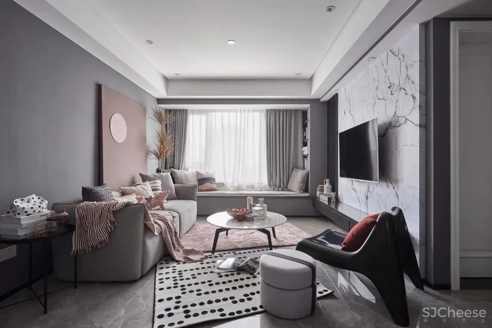 高级灰+烟粉丨撩人轻熟风 首