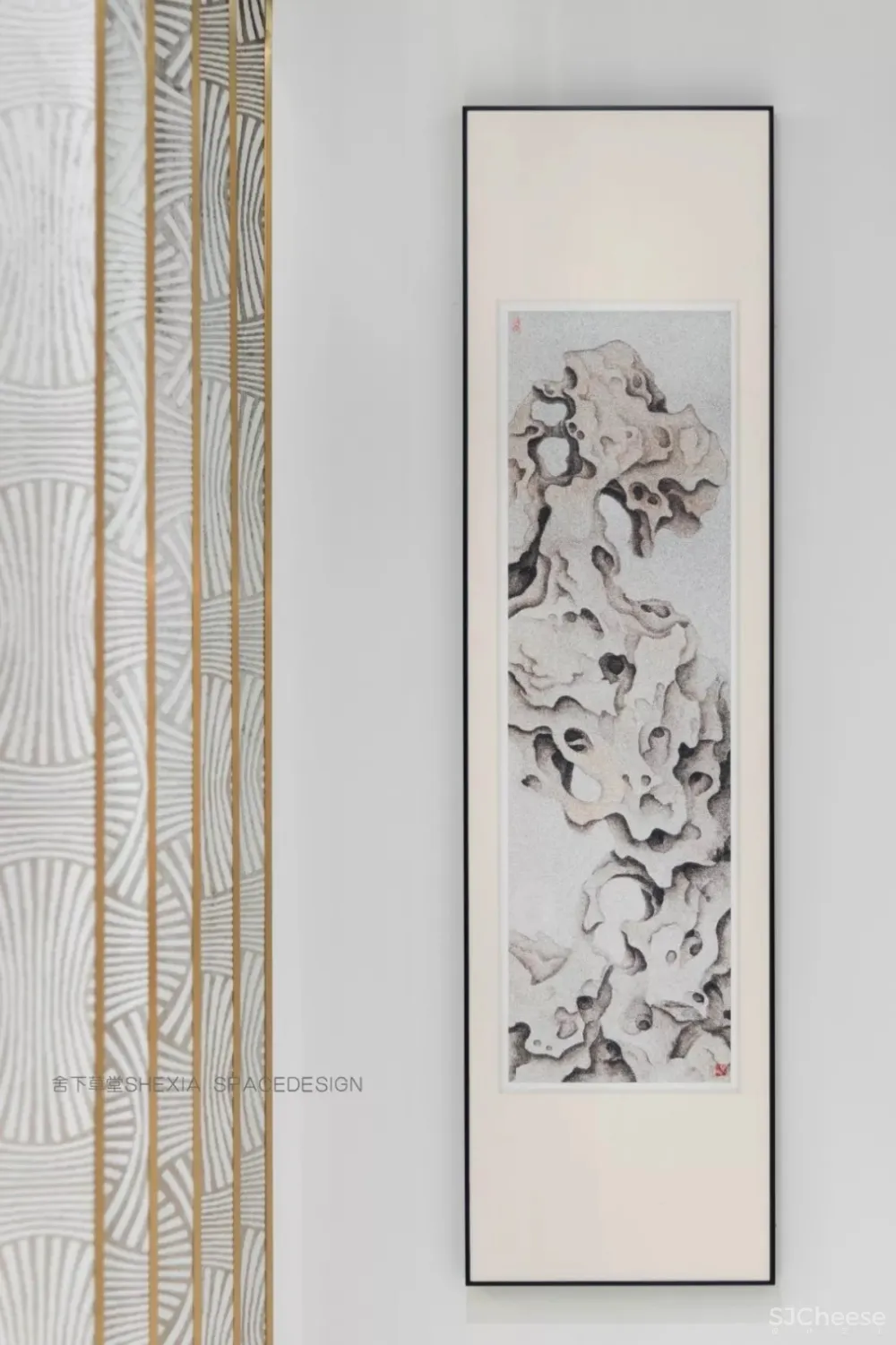 1120㎡轻奢别墅,一半冷艳一半迷红 | 舍下空间