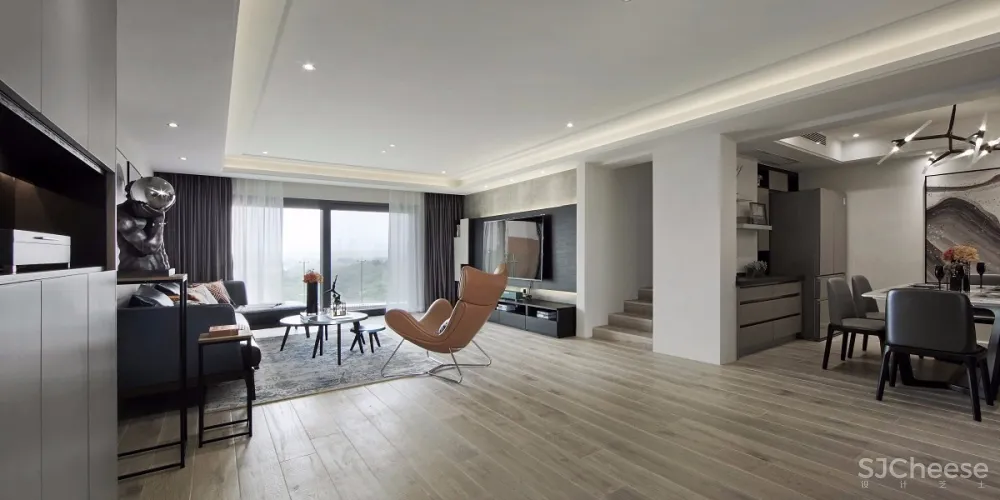 150㎡现代简约住宅 | 钟行建室内设计师事务所