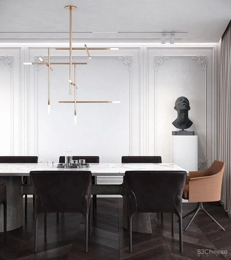 现代简约轻奢风格:肆意流行的元素 首