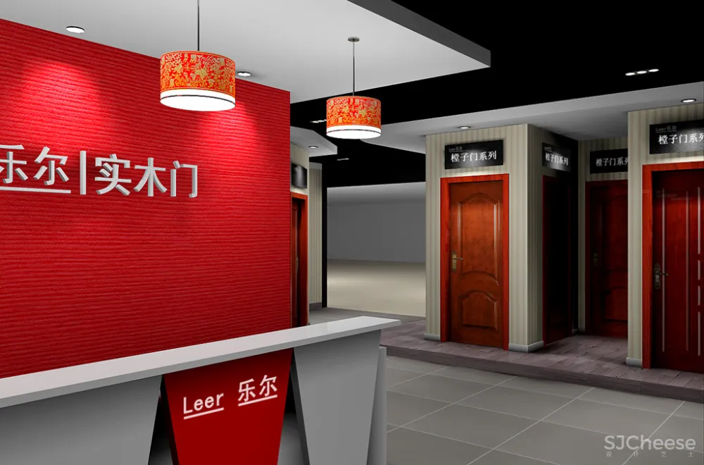 大型实木门专卖店设计图（含效果） 9