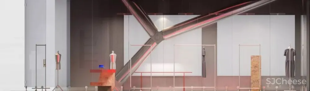 "VVNK JANE PLUS" 极简女装概念店 | 退化建筑