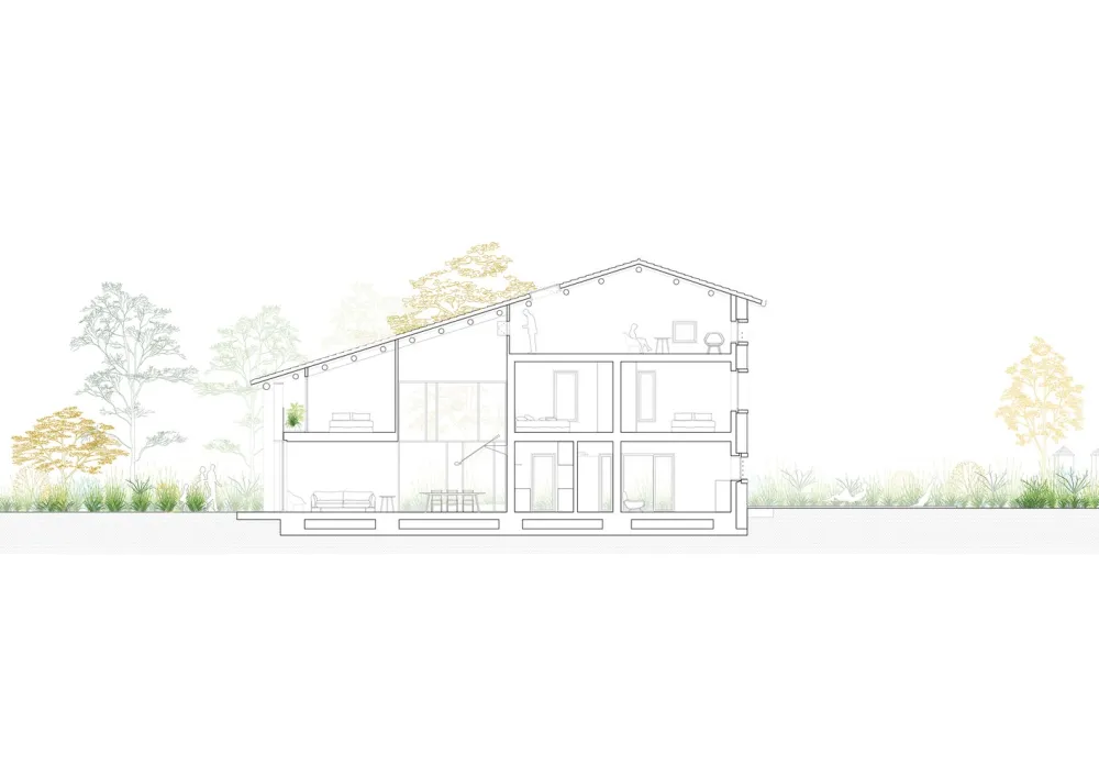 studioWOK：意大利极简清新别墅 首