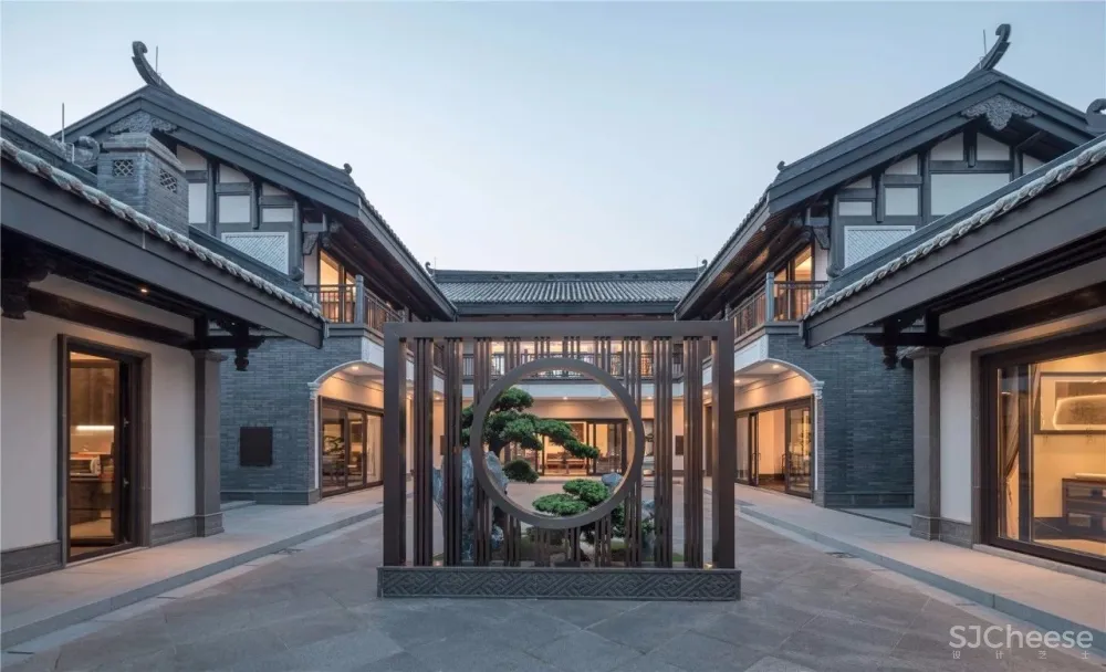 【香港室内设计之父高文安新作】1043 ㎡珠海紫禁书院:永不过时的东方营造