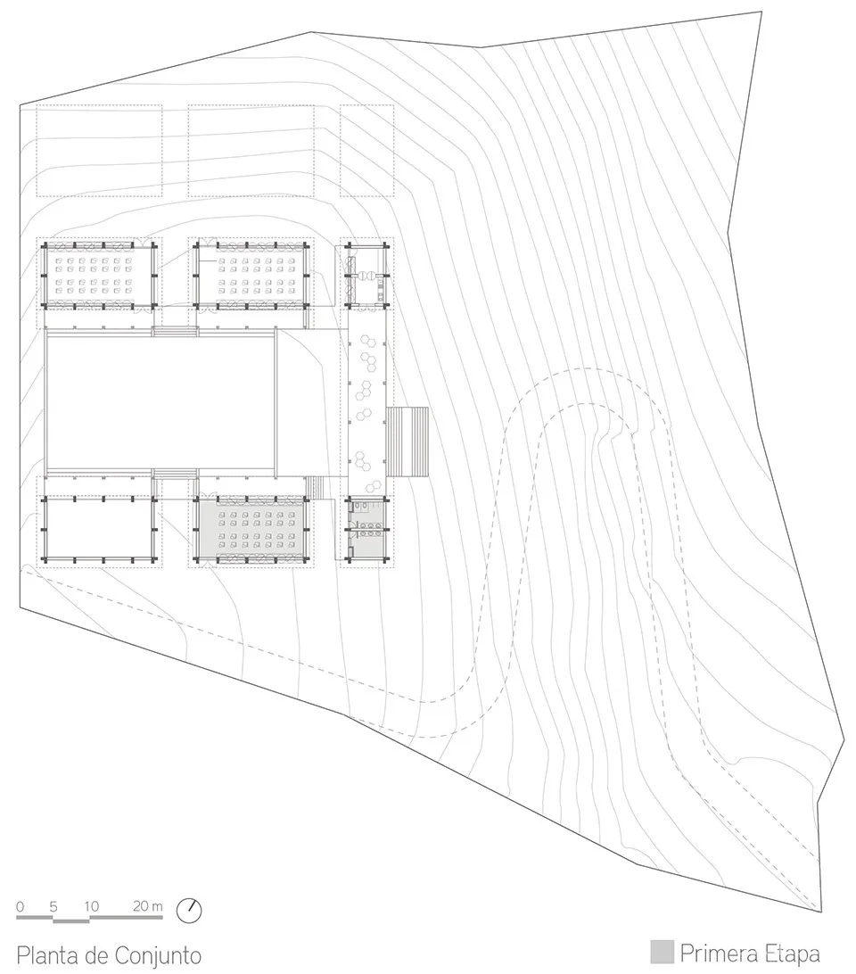 Tepetzintan村镇生产学校，墨西哥 / Rural Digital Baccalaureate No. 186 + Comunal: taller de arquitectura