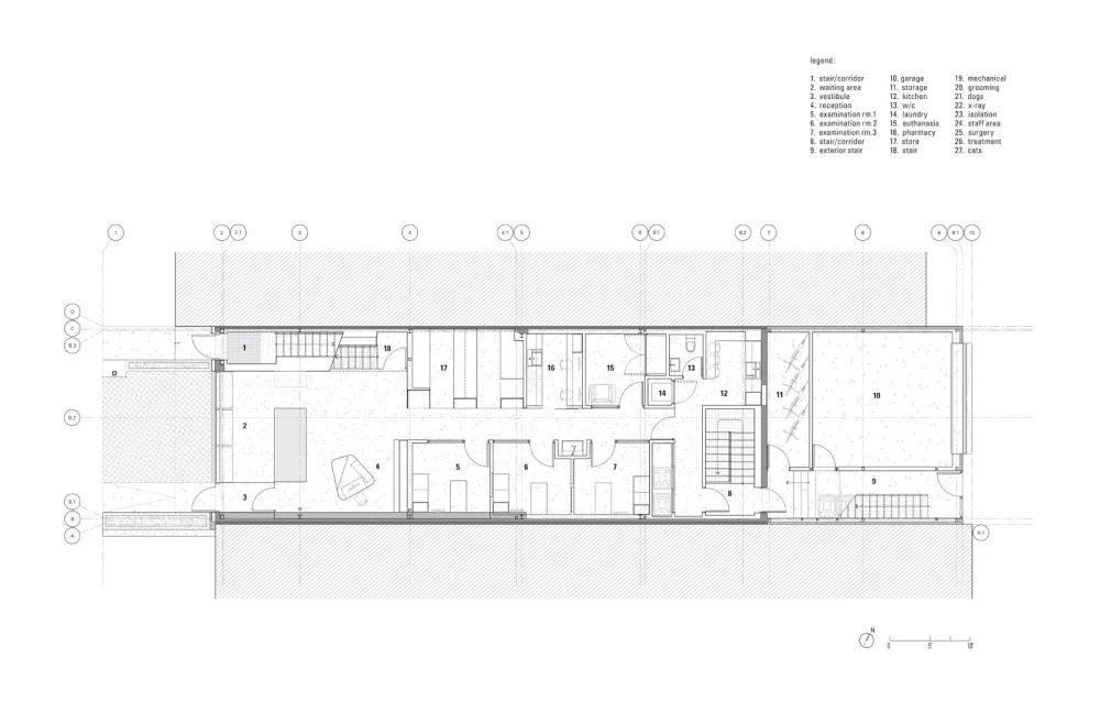 TBA:色彩舒缓的兽医诊所 首