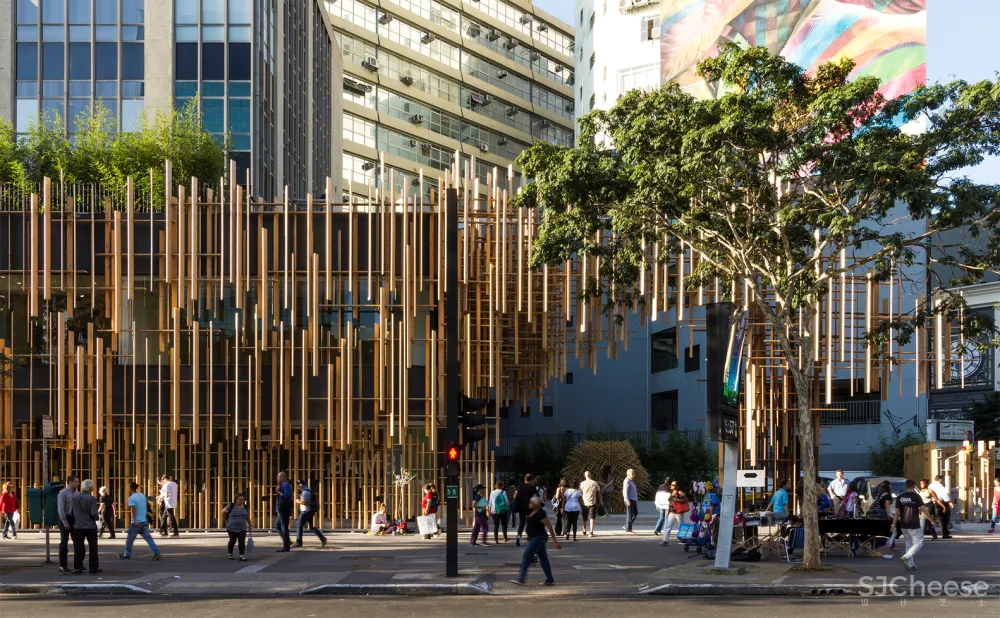 隈研吾+FGMF 新作“圣保罗日本屋”,将巴西和日本的传统材料融合