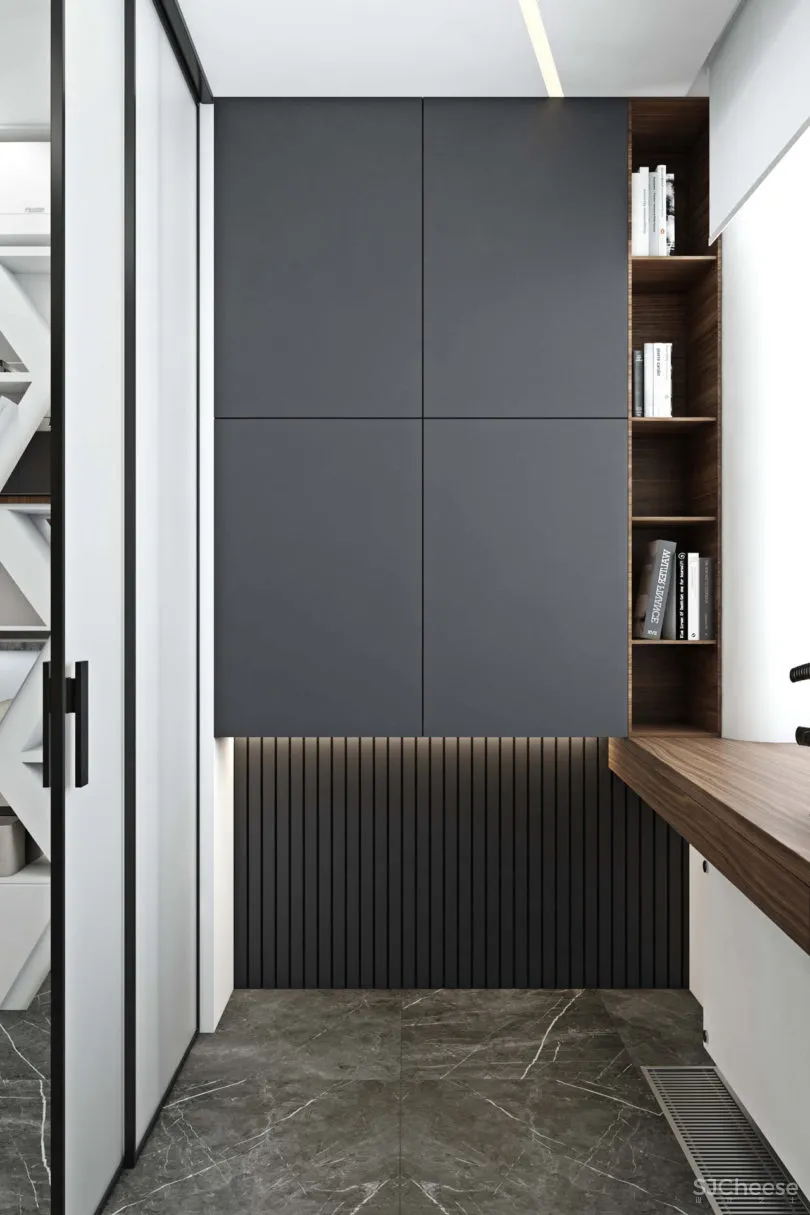 莫斯科Novoe Tushino极简主义现代公寓