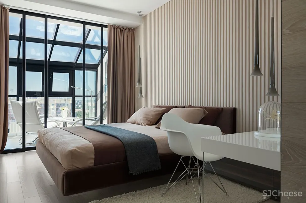 三个孩子的家，莫斯科180m²明亮顶层公寓 | Kirill Sokolov