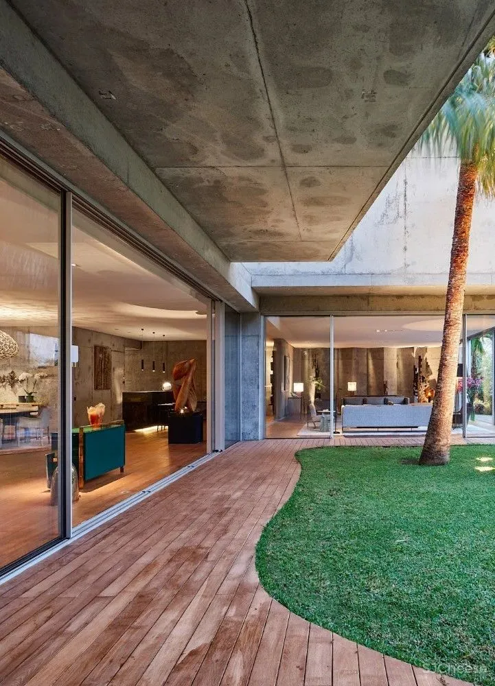 混凝土别墅设计 | 无可比拟的质感 首