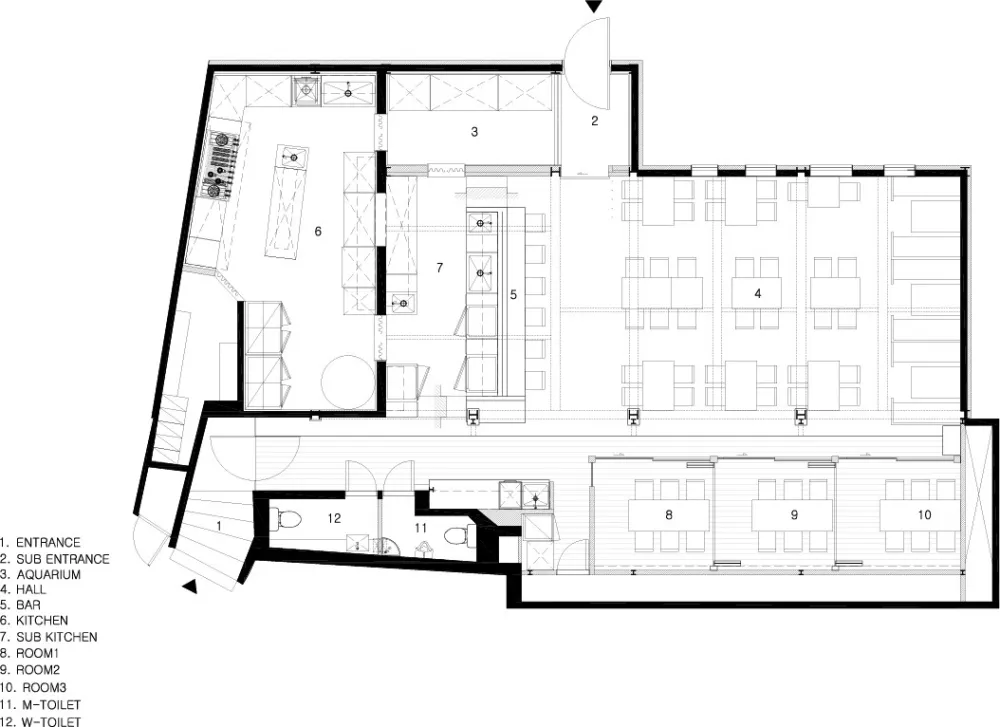 传统木结构餐厅 | GwangHwaMunHaeMul 首