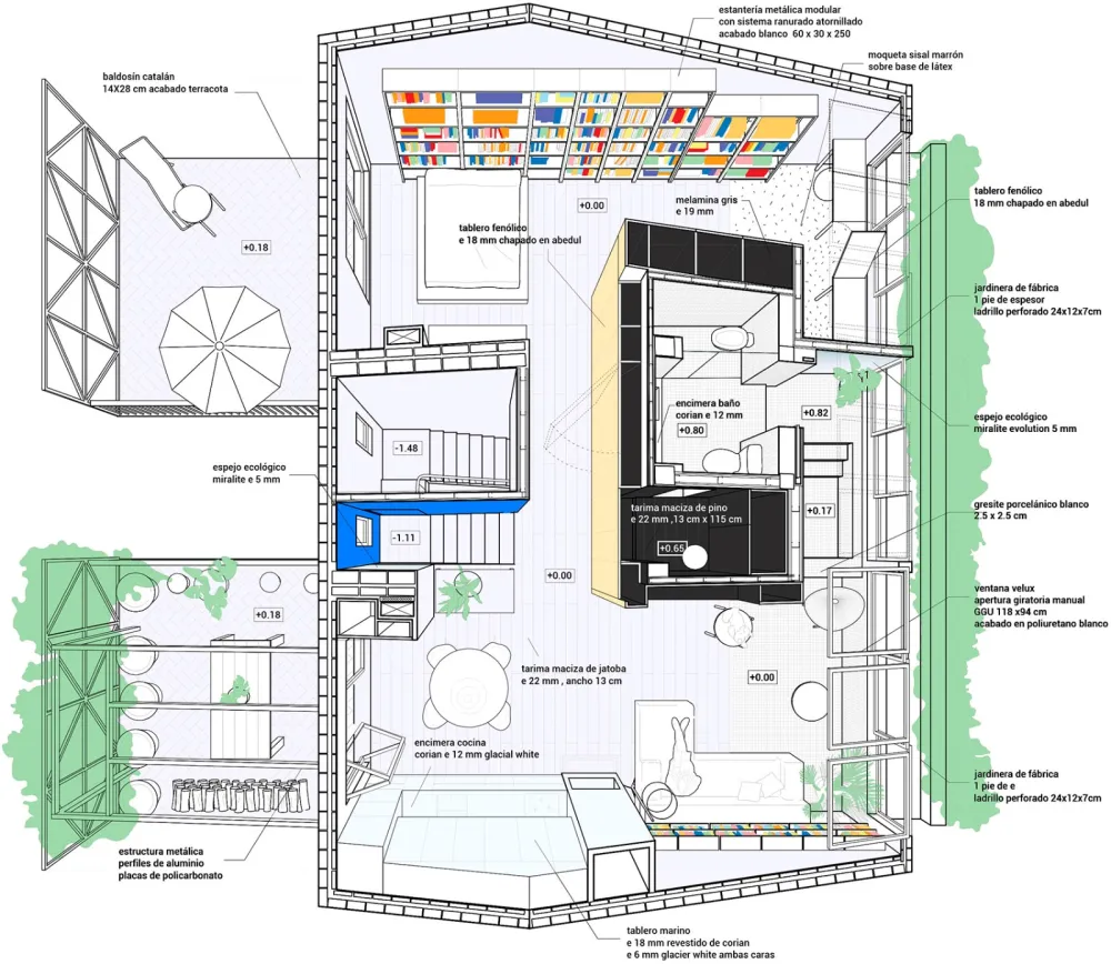 G住宅，马德里 / gon Architects 首