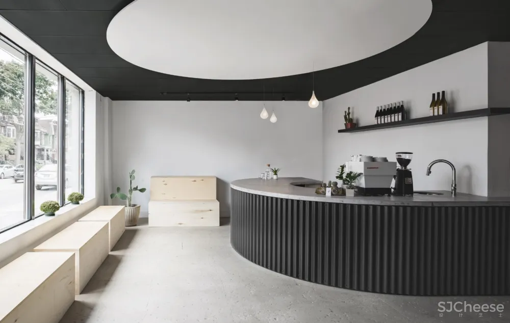 StudioAC：波纹黑金属酒吧