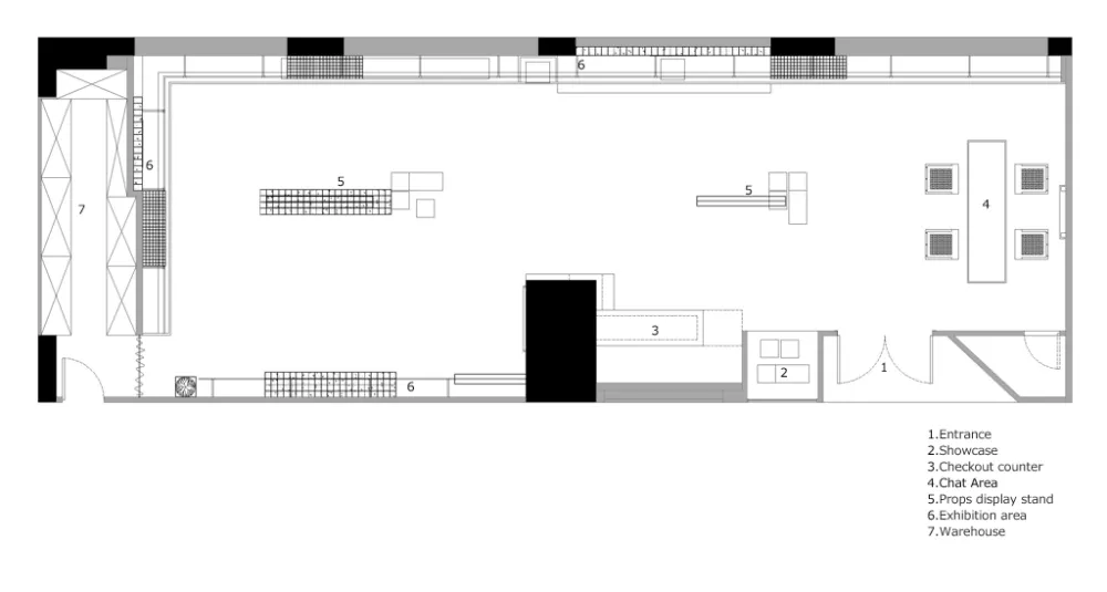 煜哲男装—堆积中的光与影丨术锐室内设计