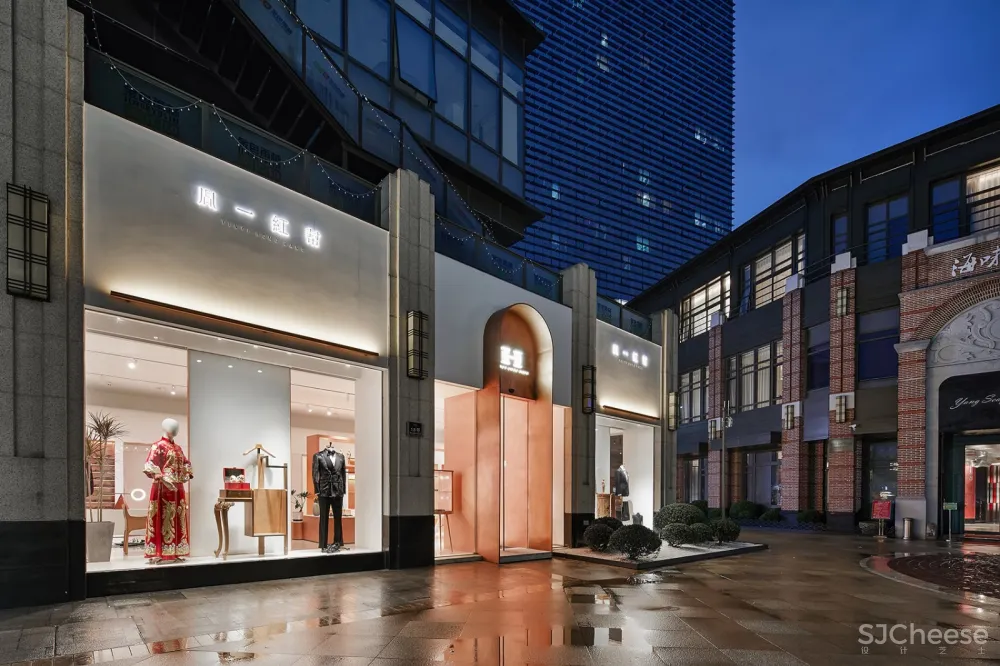 美度空间设计:浙江 胤一红帮服装店 首