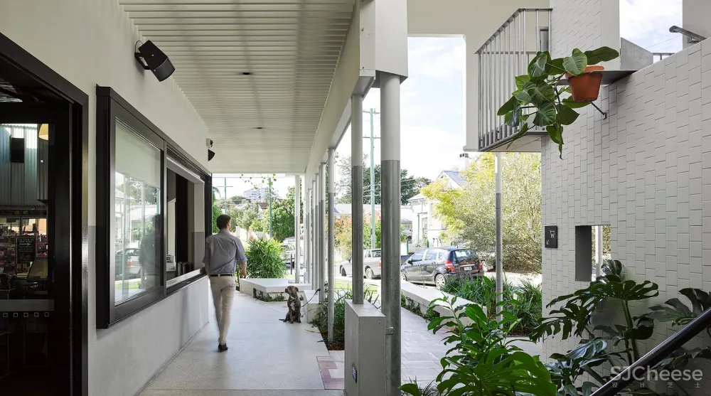 可渗水绿色商店 / Cavill Architects + Jasper Brown