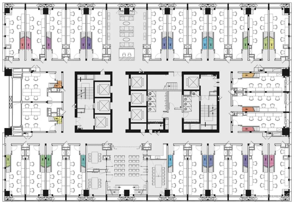 黑家设计：广东 兆阳O立方热点实现社 首