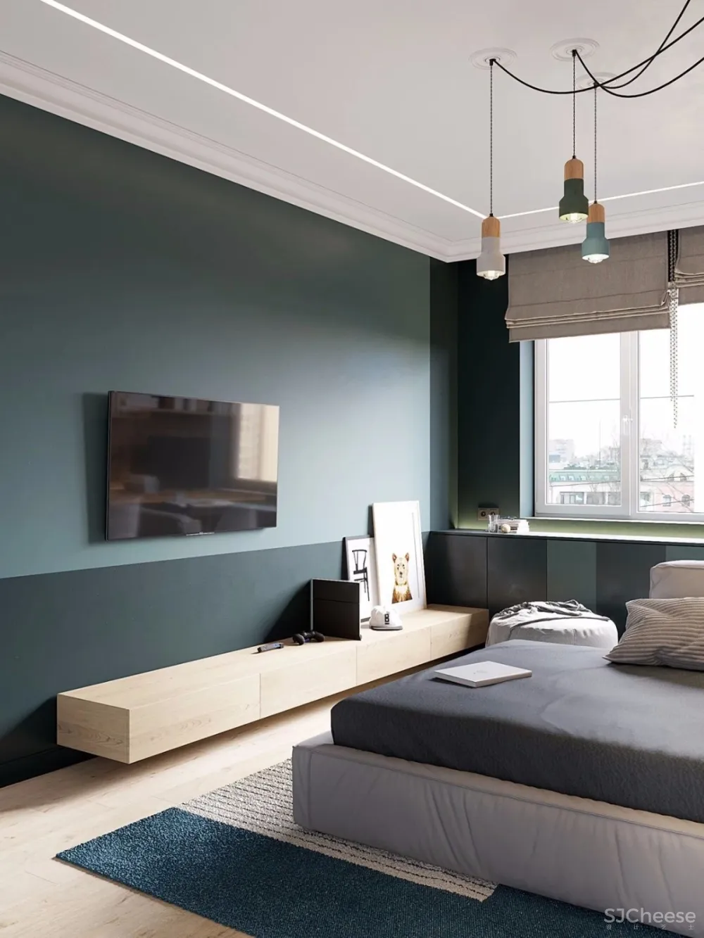 81.6㎡一家三口,用玻璃隔断丨这样的玄关不亚于130㎡的标配