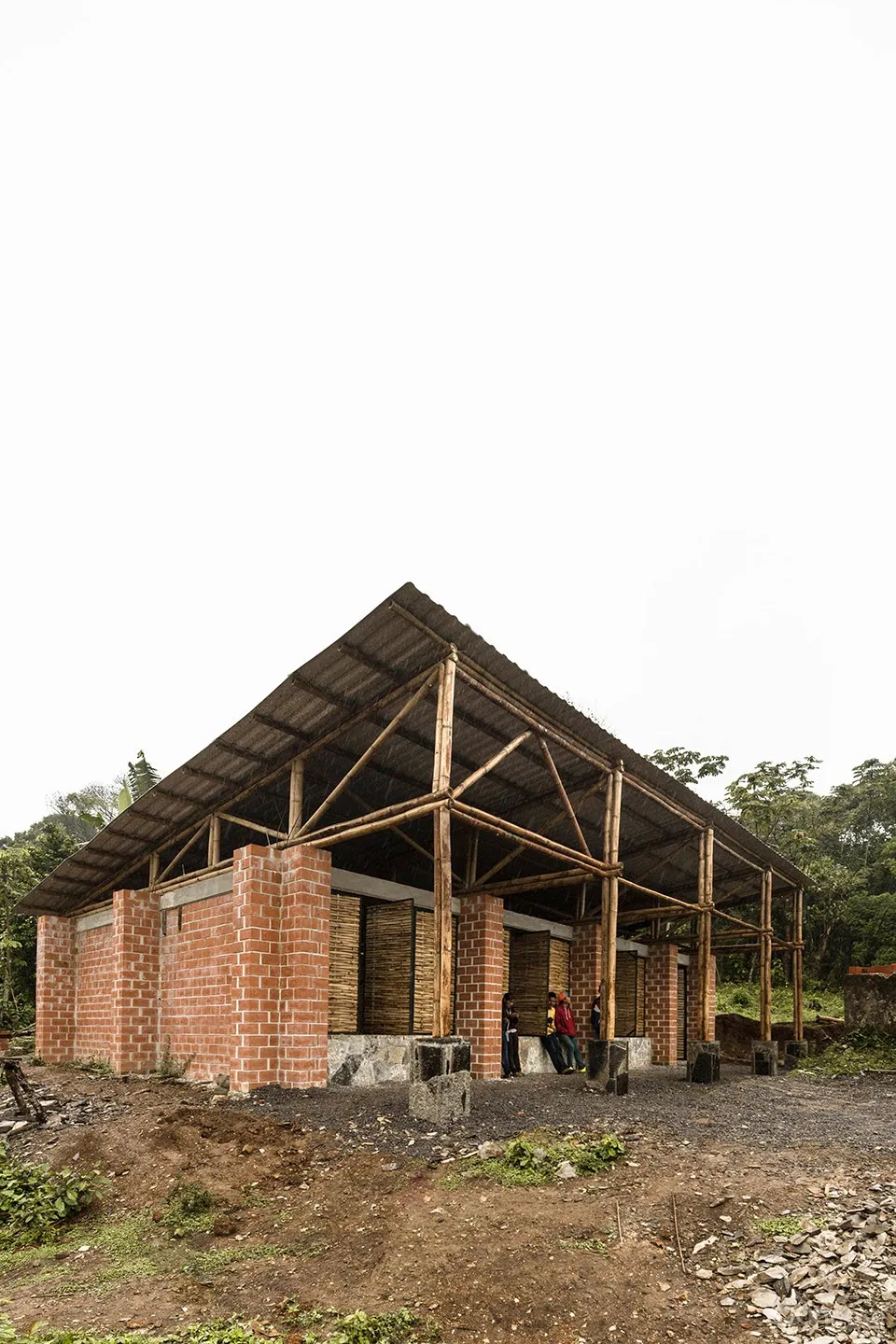 Tepetzintan村镇生产学校，墨西哥 / Rural Digital Baccalaureate No. 186 + Comunal: taller de arquitectura