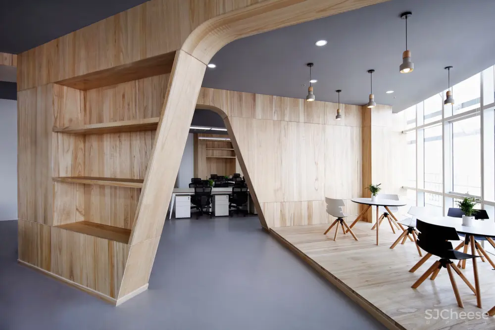 北京银河SOHO一家互联网金融公司办公室设计