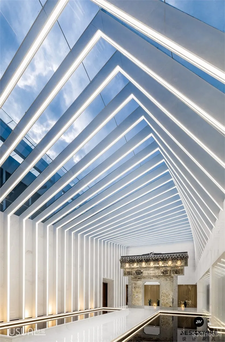 03_Light Tunnel Center Space.jpg 林经锐:光之隧道—浙江丽水办公总部设计