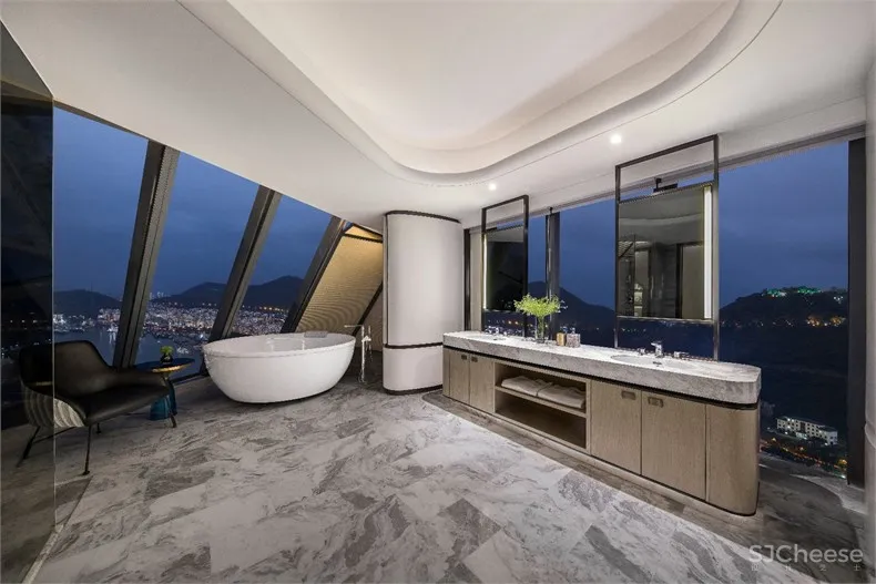 31设计:三亚鸿洲天玺顶层豪宅设计