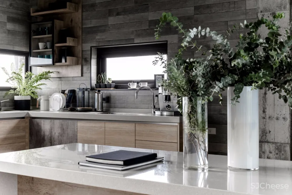 古朴与现代融合·木元素轻工感私宅 | UZ Interior Design 首