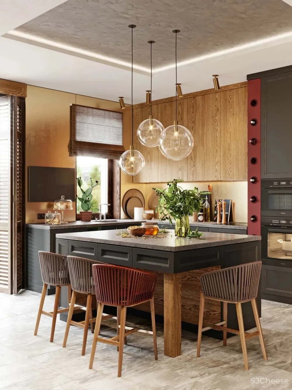 一个户型，三套表现方案，美到爆！ 首