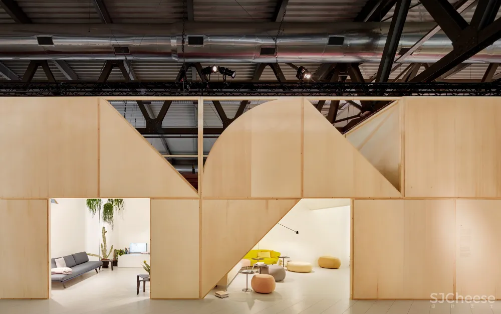 2 booths for arper salone del mobile 2017 milano