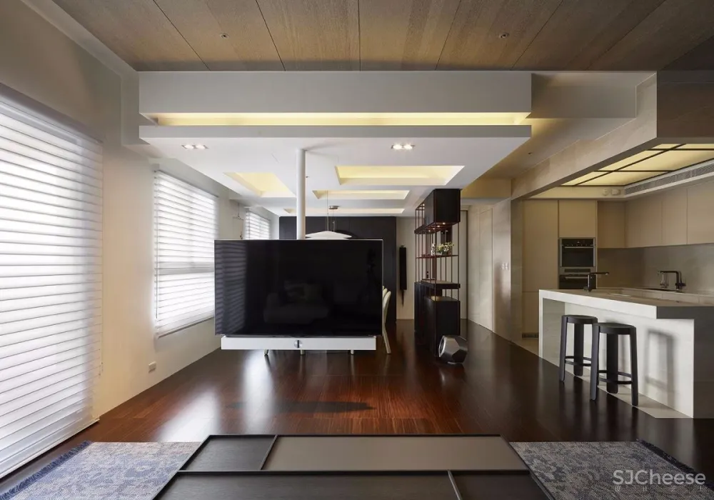 122㎡现代混搭风格住宅 | 奇逸空间设计