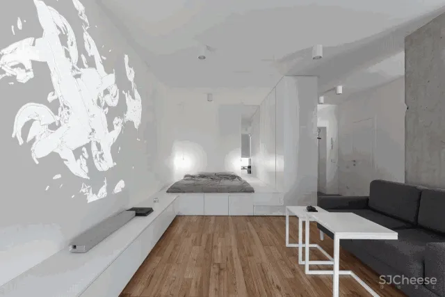 小户型这样设计,45㎡ 瞬间变“大”一倍!