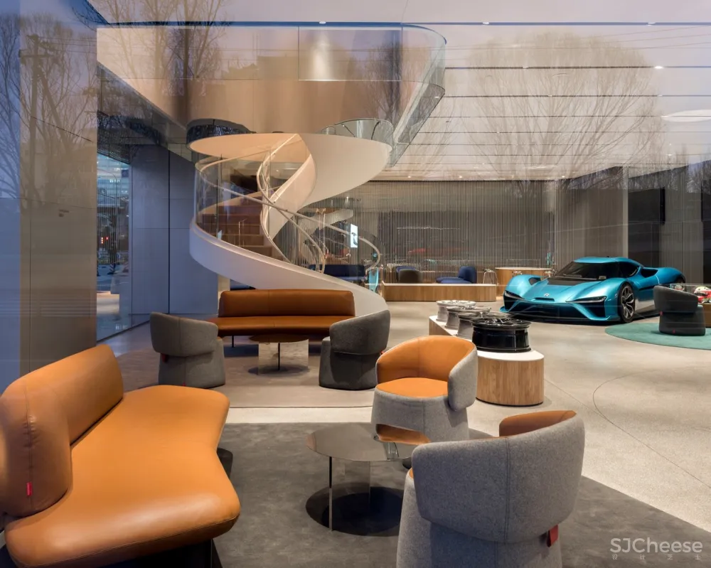 蔚来电动汽车北京旗舰店 NIO House: AIM Architecture