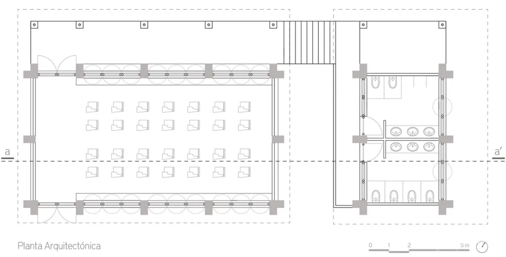 Tepetzintan村镇生产学校，墨西哥 / Rural Digital Baccalaureate No. 186 + Comunal: taller de arquitectura
