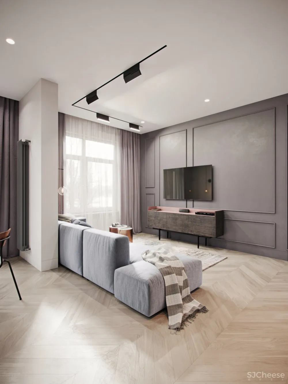 “活力优雅”90㎡极简风家庭公寓 | Monet vs Manet 首