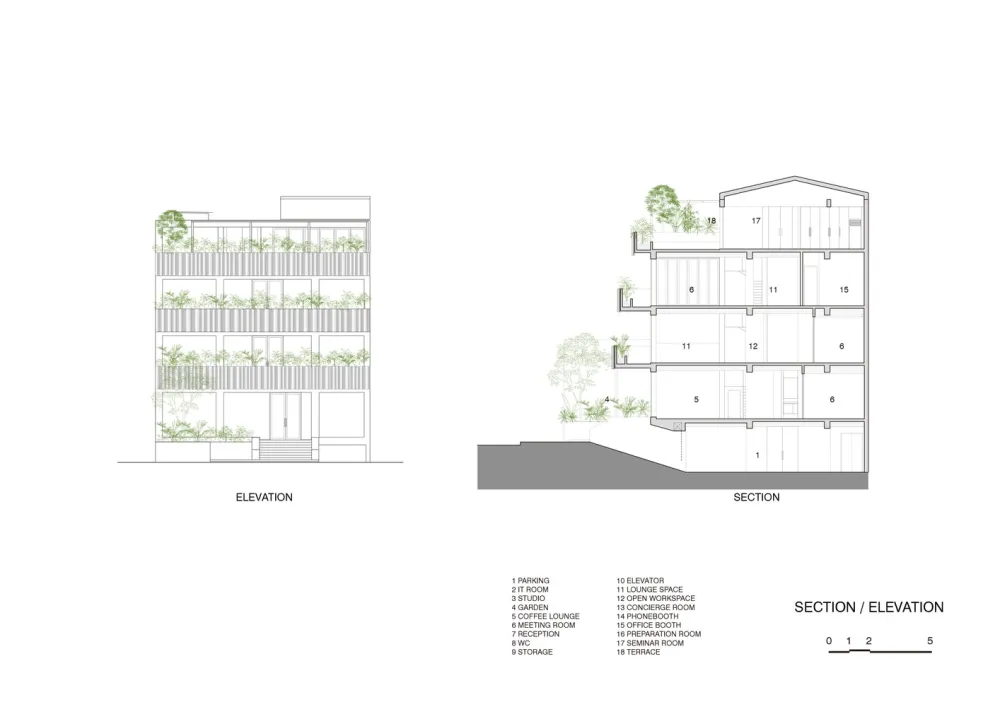 Sanuki Daisuke architects：越南年轻创业者的办公空间
