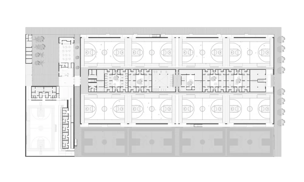 西班牙:篮球联赛场地