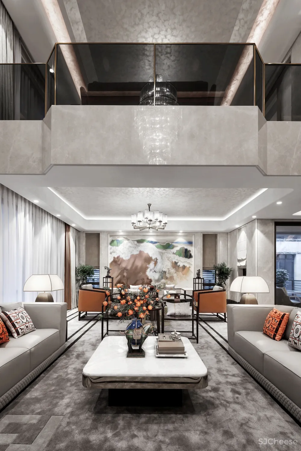 1000㎡艺术大宅设计,缔造现代风雅!