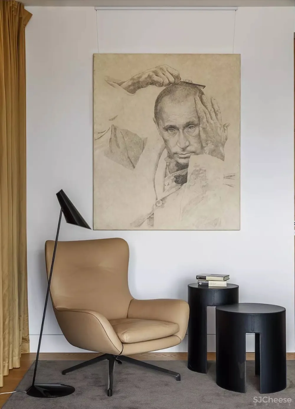 莫斯科现代住宅设计，温馨又柔和