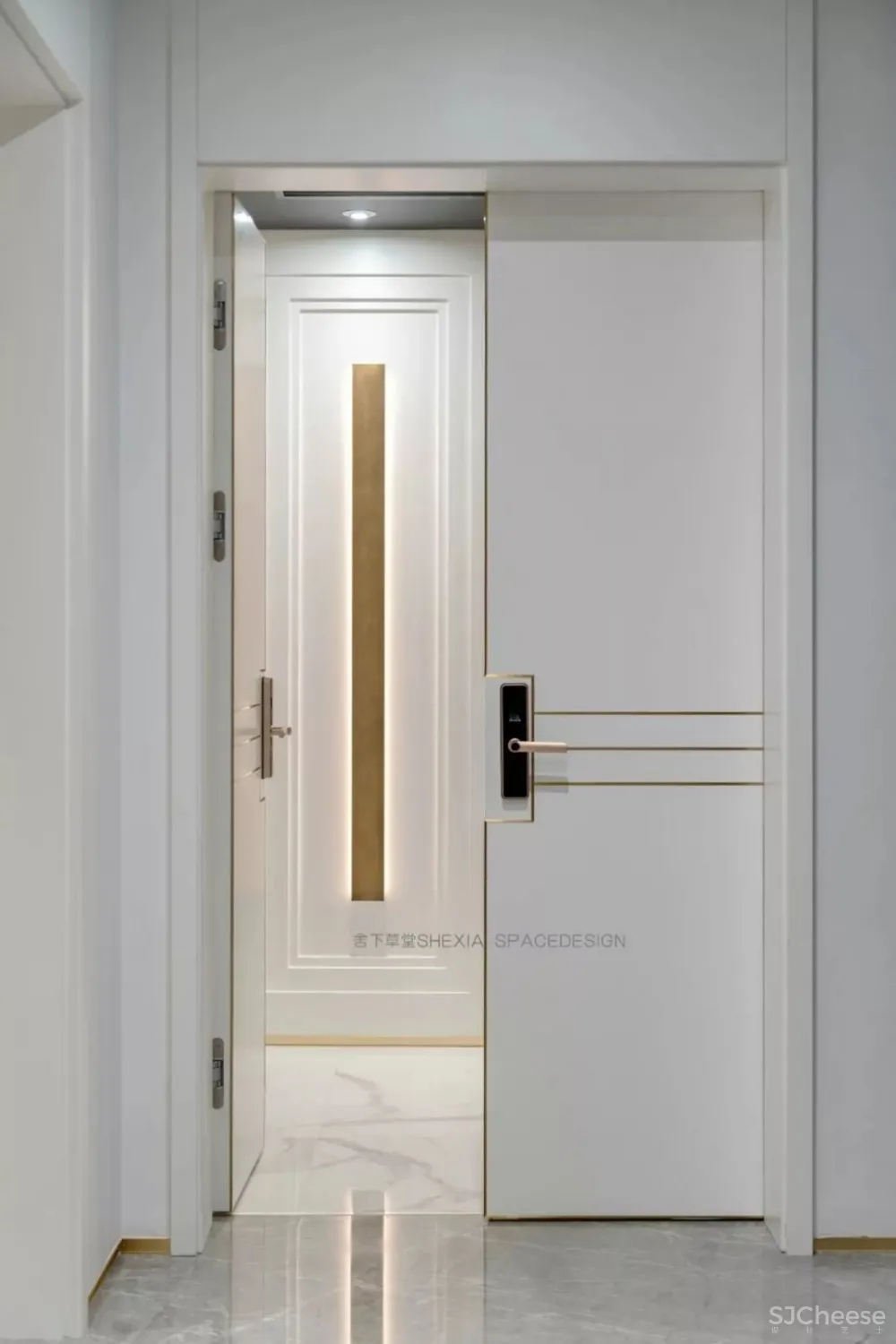 1120㎡轻奢别墅,一半冷艳一半迷红 | 舍下空间